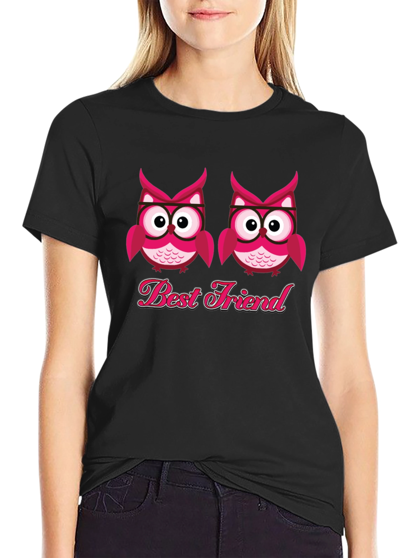 Best Friend Owl Tee - Cute Matching Shirt