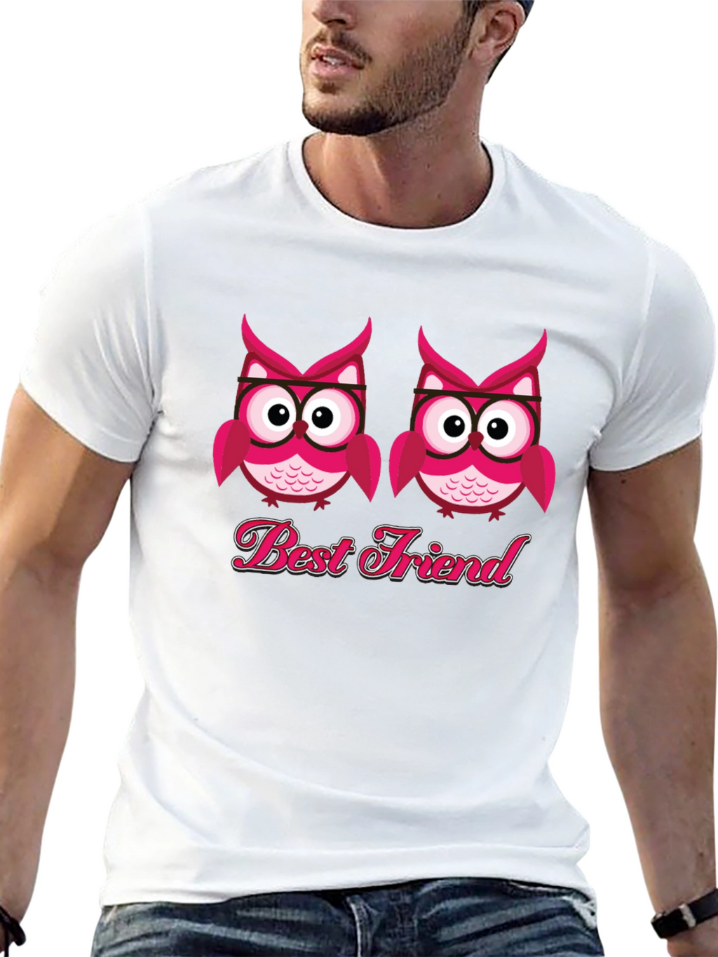Best Friend Owl Tee - Cute Matching Shirt