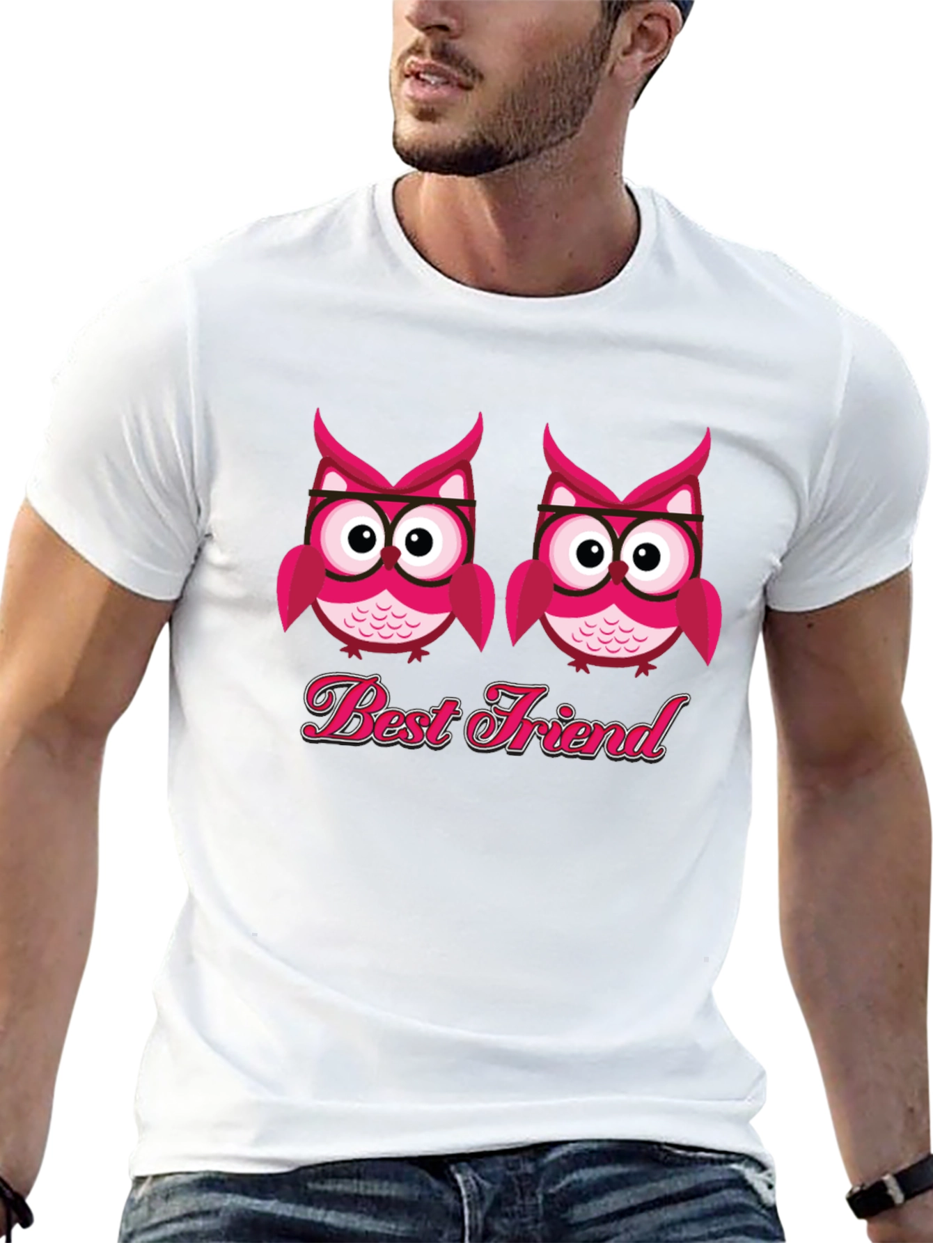 Best Friend Owl Tee - Cute Matching Shirt
