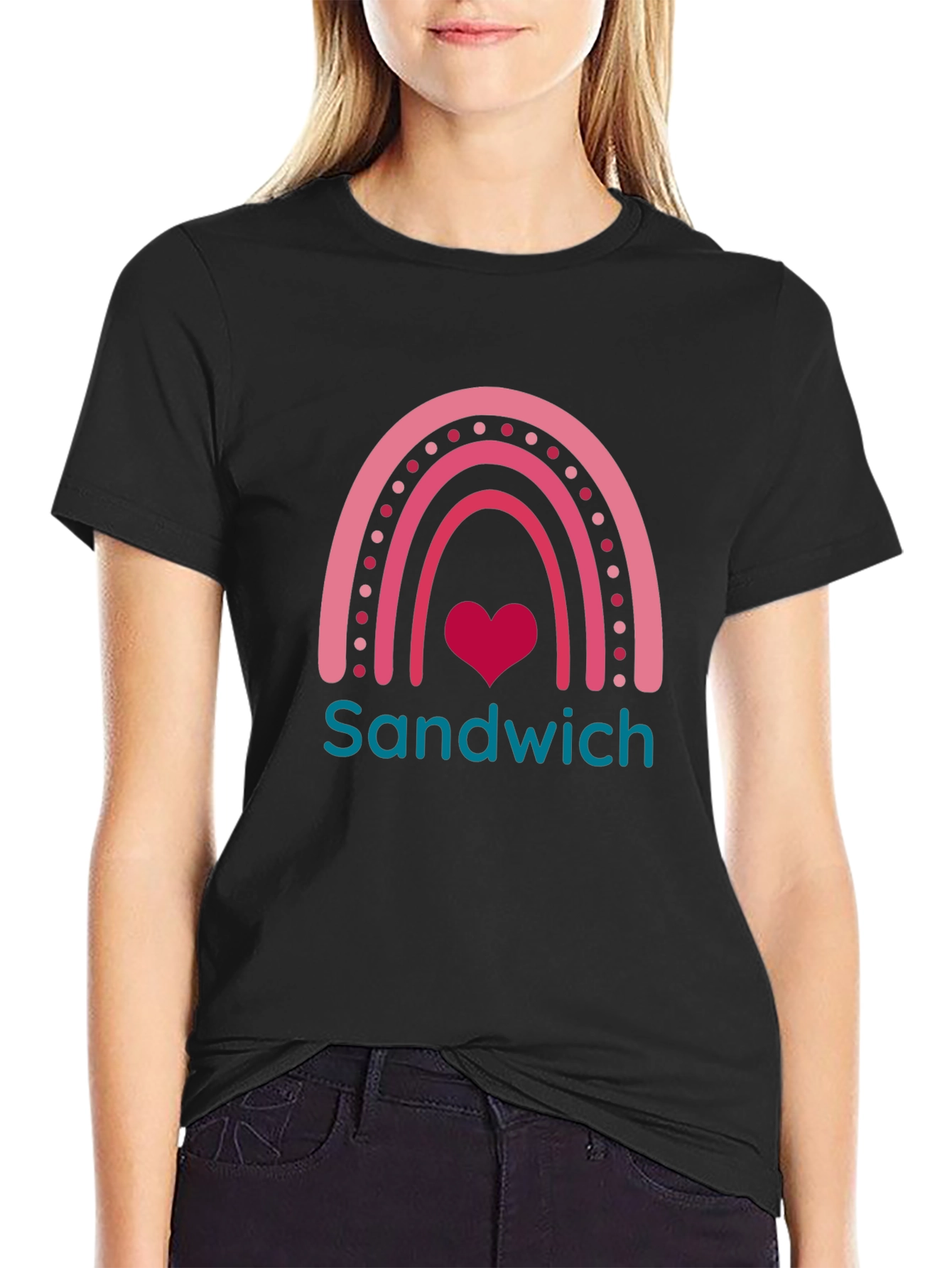 Sandwich Love Rainbow Graphic Tee