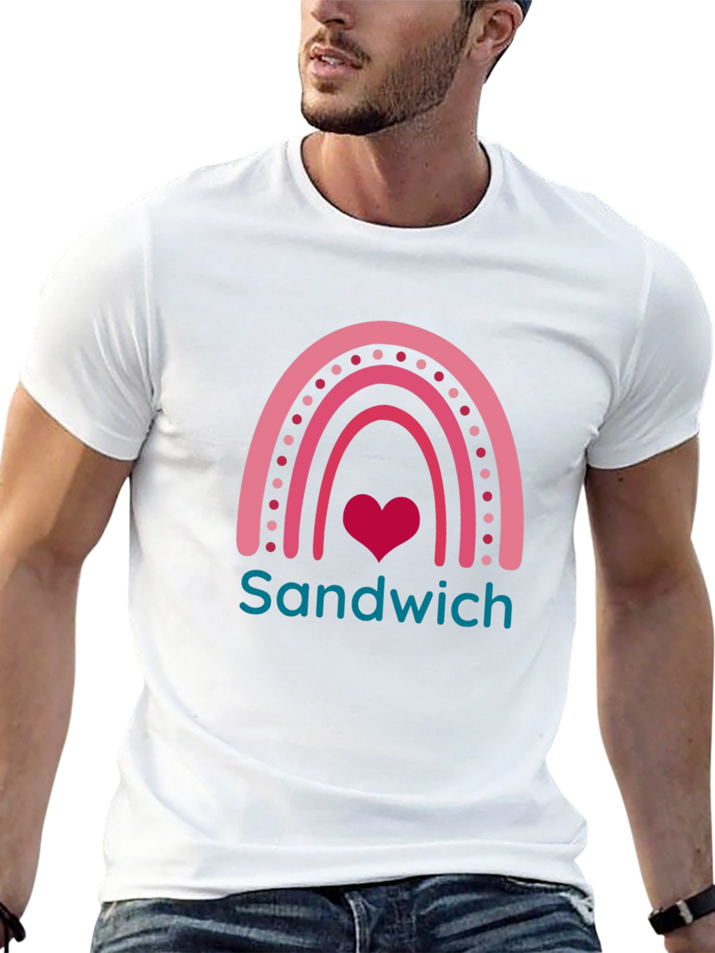 Sandwich Love Rainbow Graphic Tee
