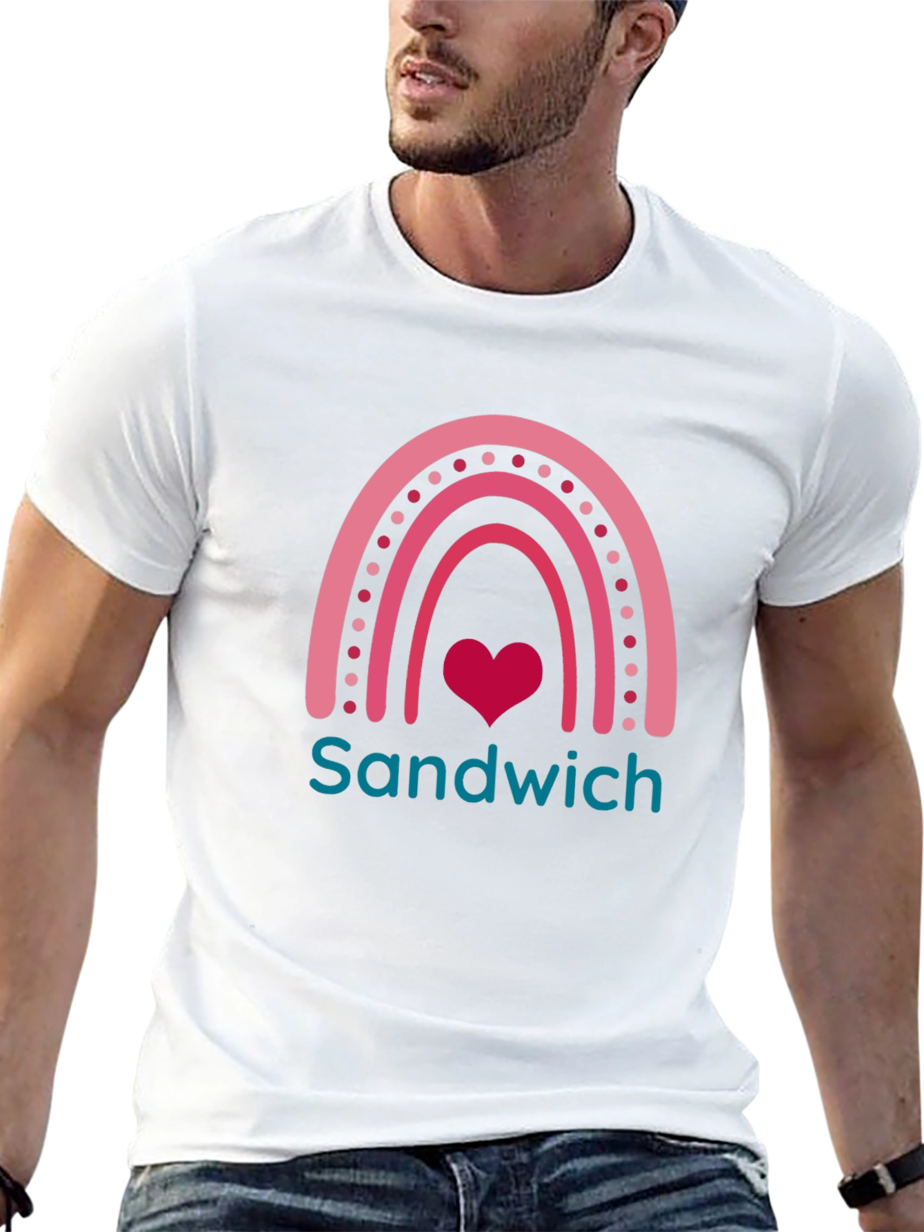 Sandwich Love Rainbow Graphic Tee