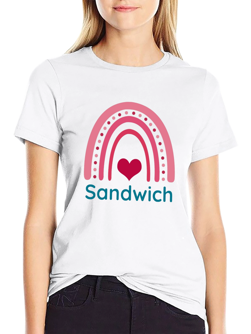 Sandwich Love Rainbow Graphic Tee