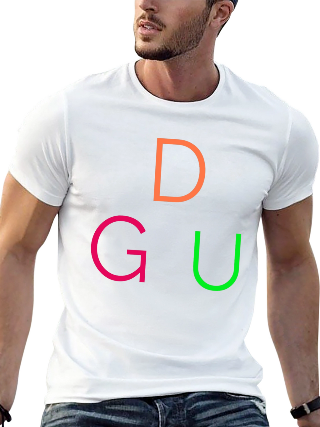 DGU Graphic Tee - Casual Black T-Shirt