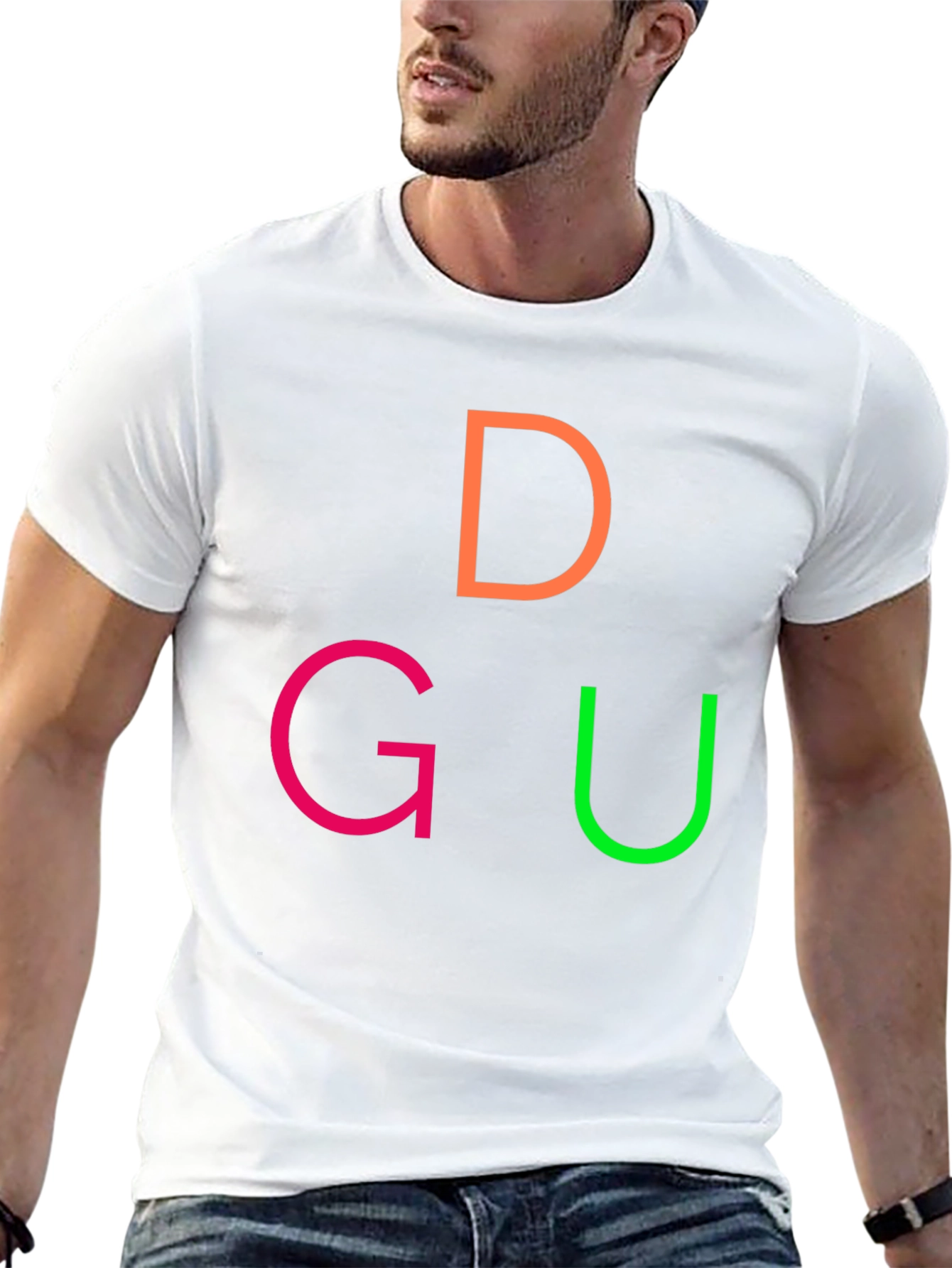 DGU Graphic Tee - Casual Black T-Shirt
