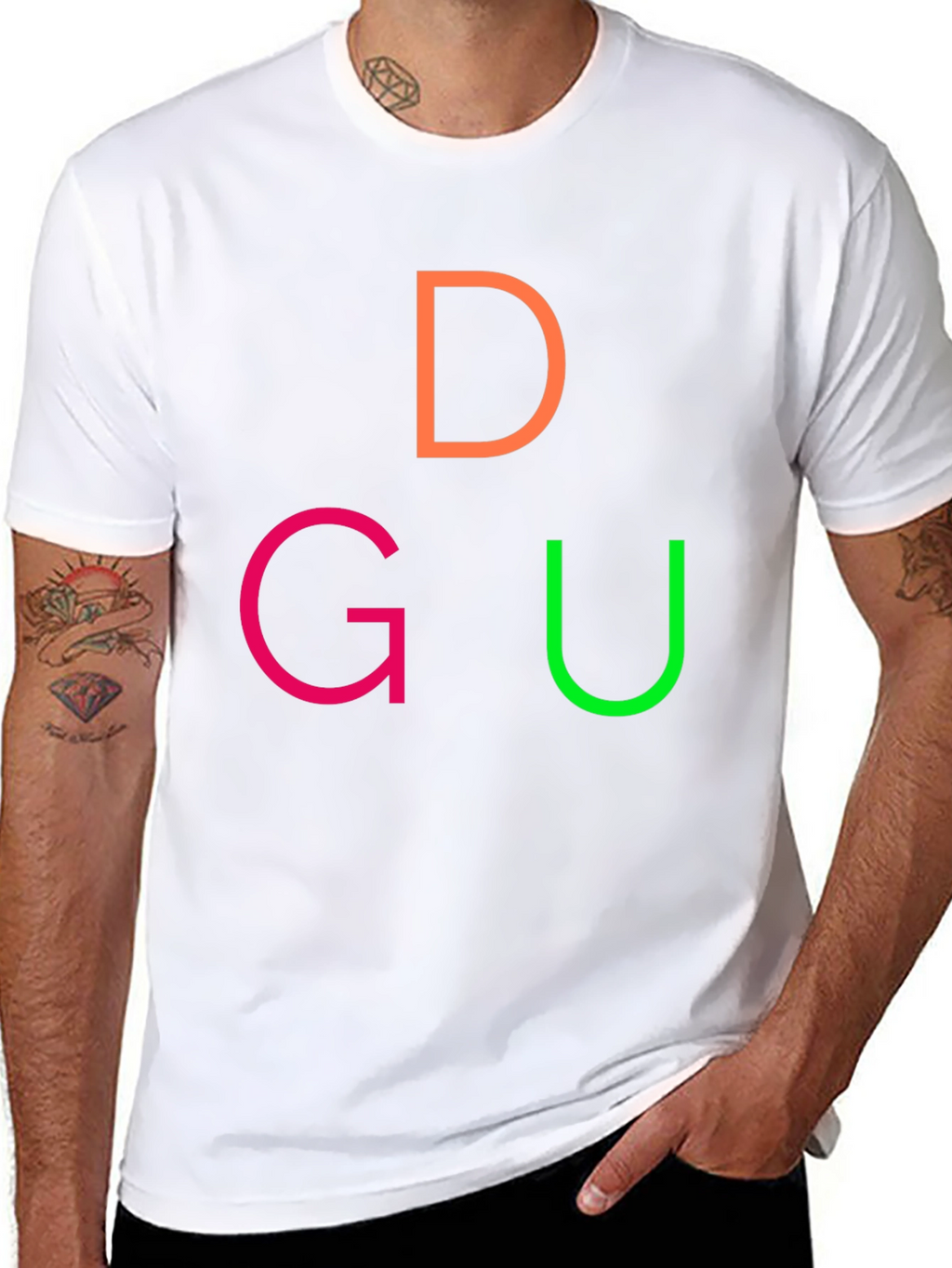 DGU Graphic Tee - Casual Black T-Shirt