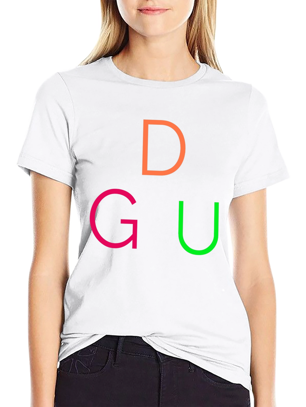 DGU Graphic Tee - Casual Black T-Shirt