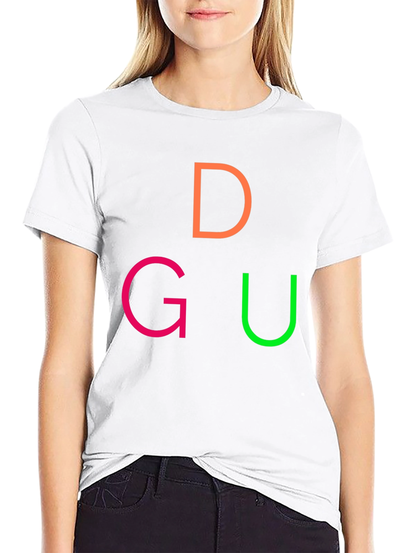 DGU Graphic Tee - Casual Black T-Shirt