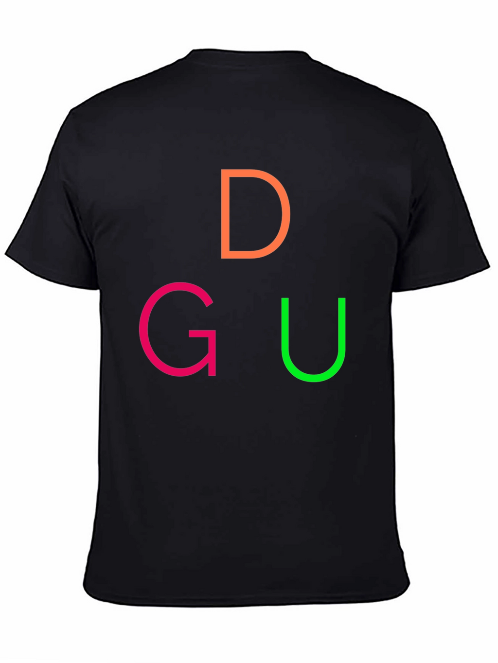 DGU Graphic Tee - Casual Black T-Shirt