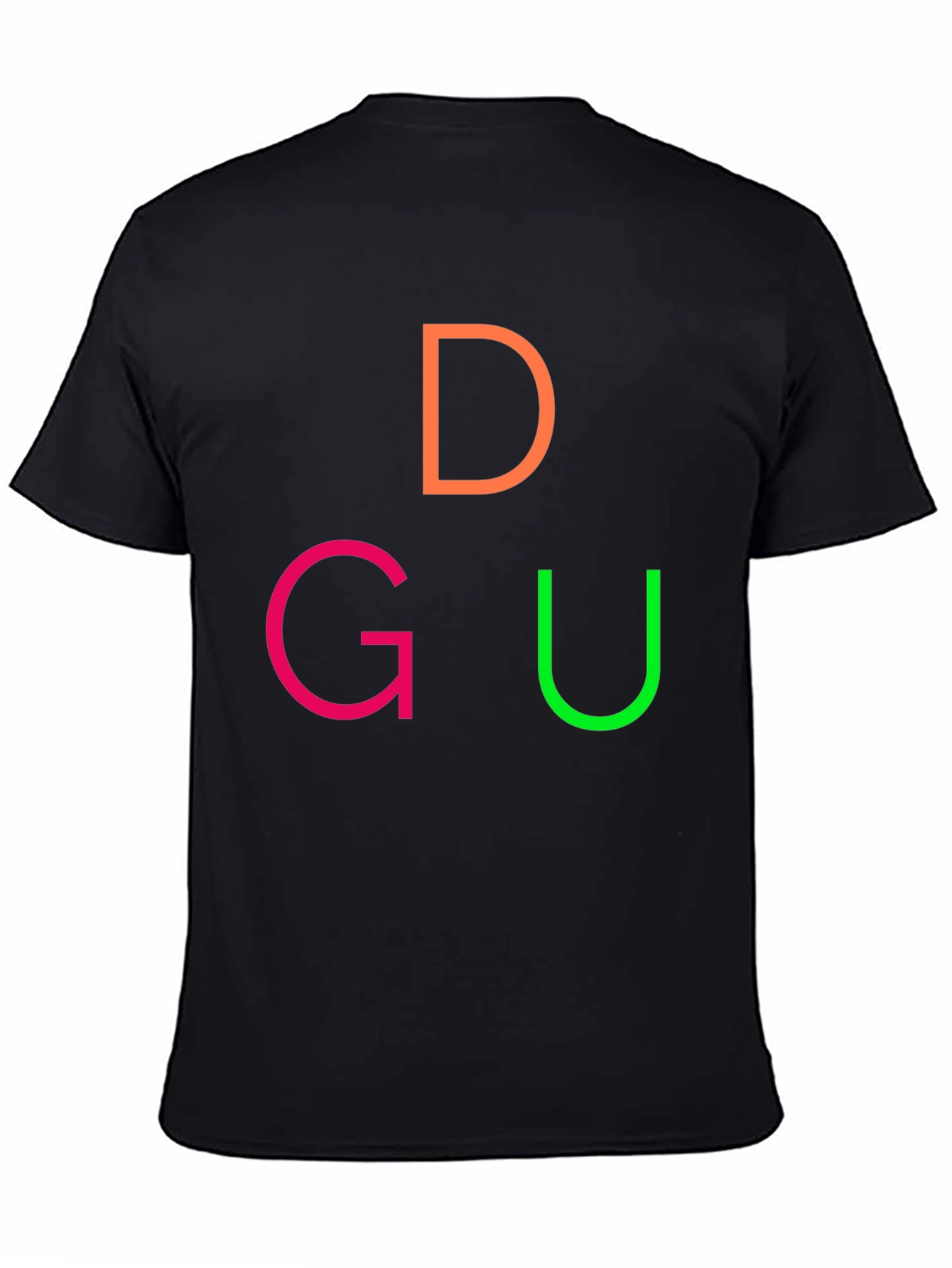 DGU Graphic Tee - Casual Black T-Shirt