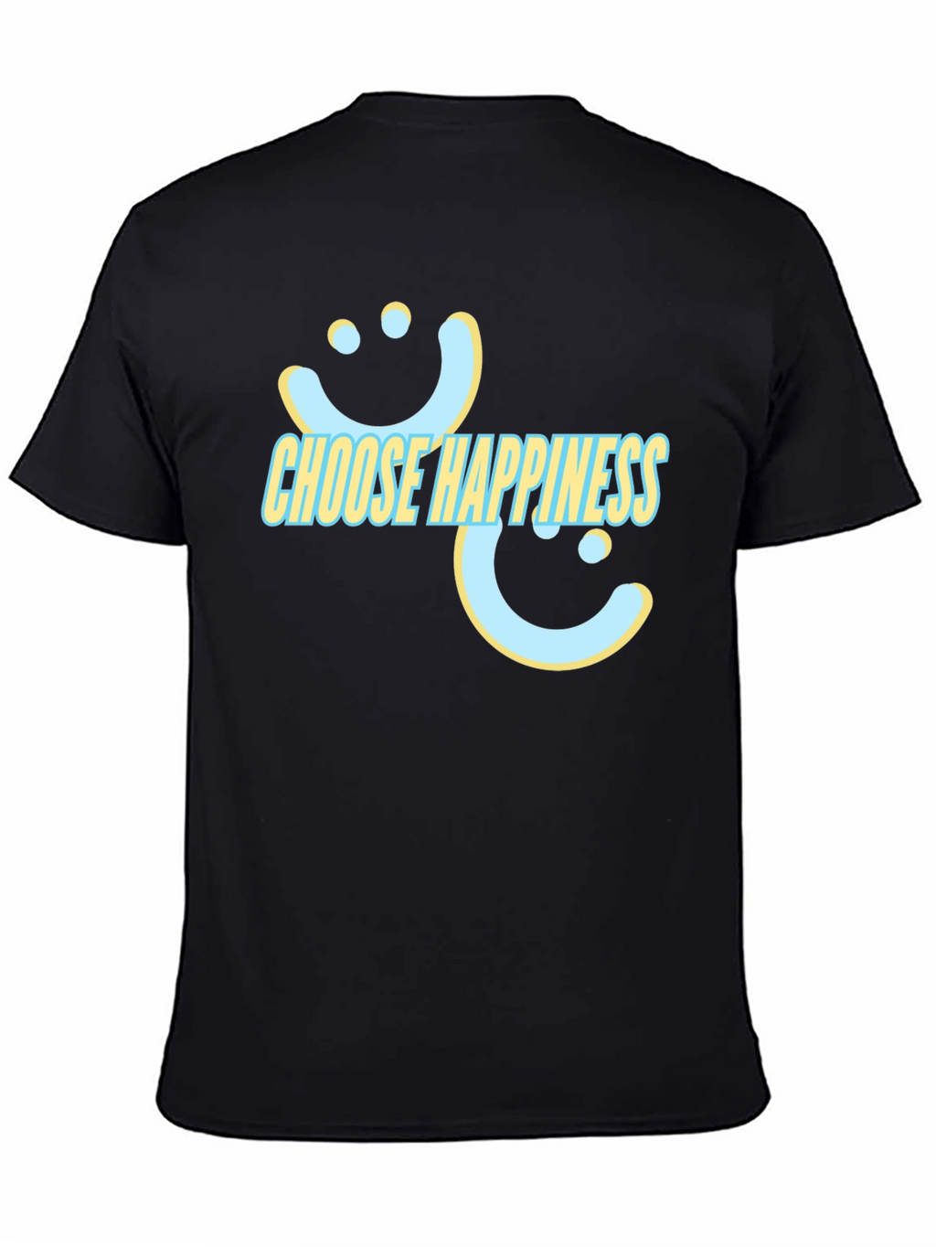 Choose Happiness T-Shirt - Graphic Print Tee