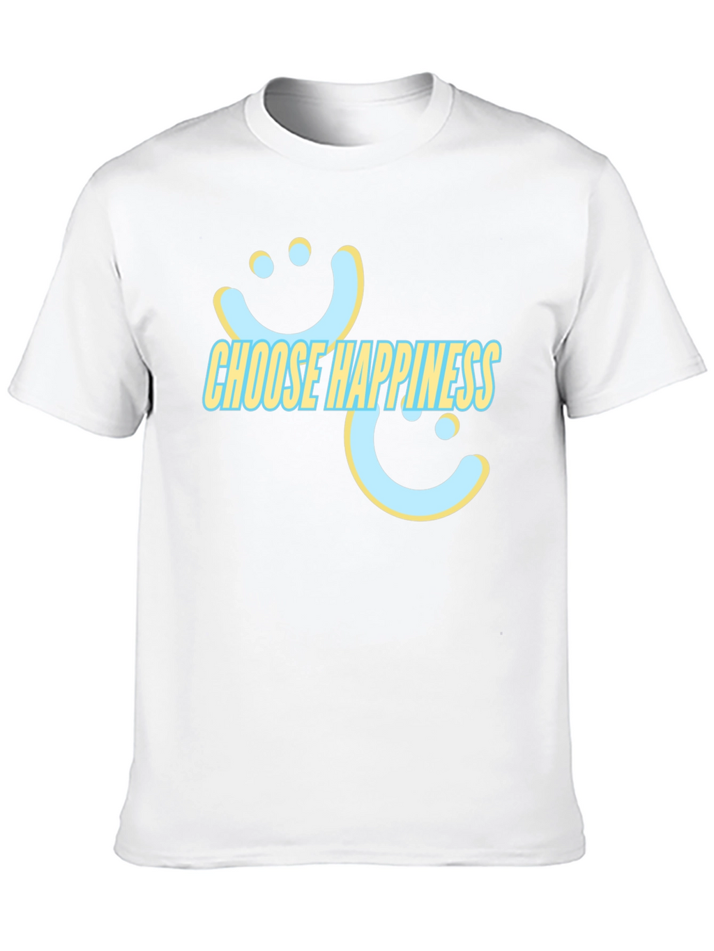 Choose Happiness T-Shirt - Graphic Print Tee