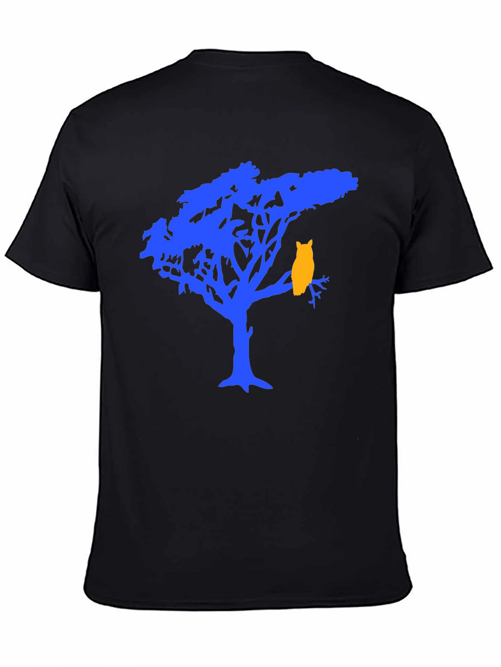 Nature Silhouette Graphic Tee - Black
