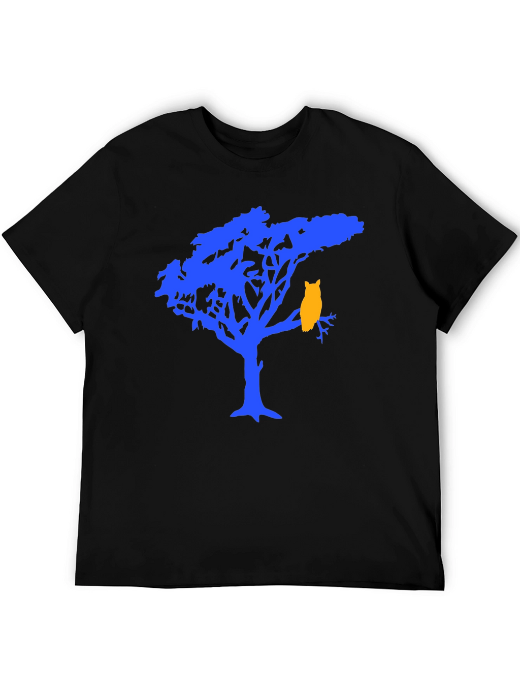 Nature Silhouette Graphic Tee - Black