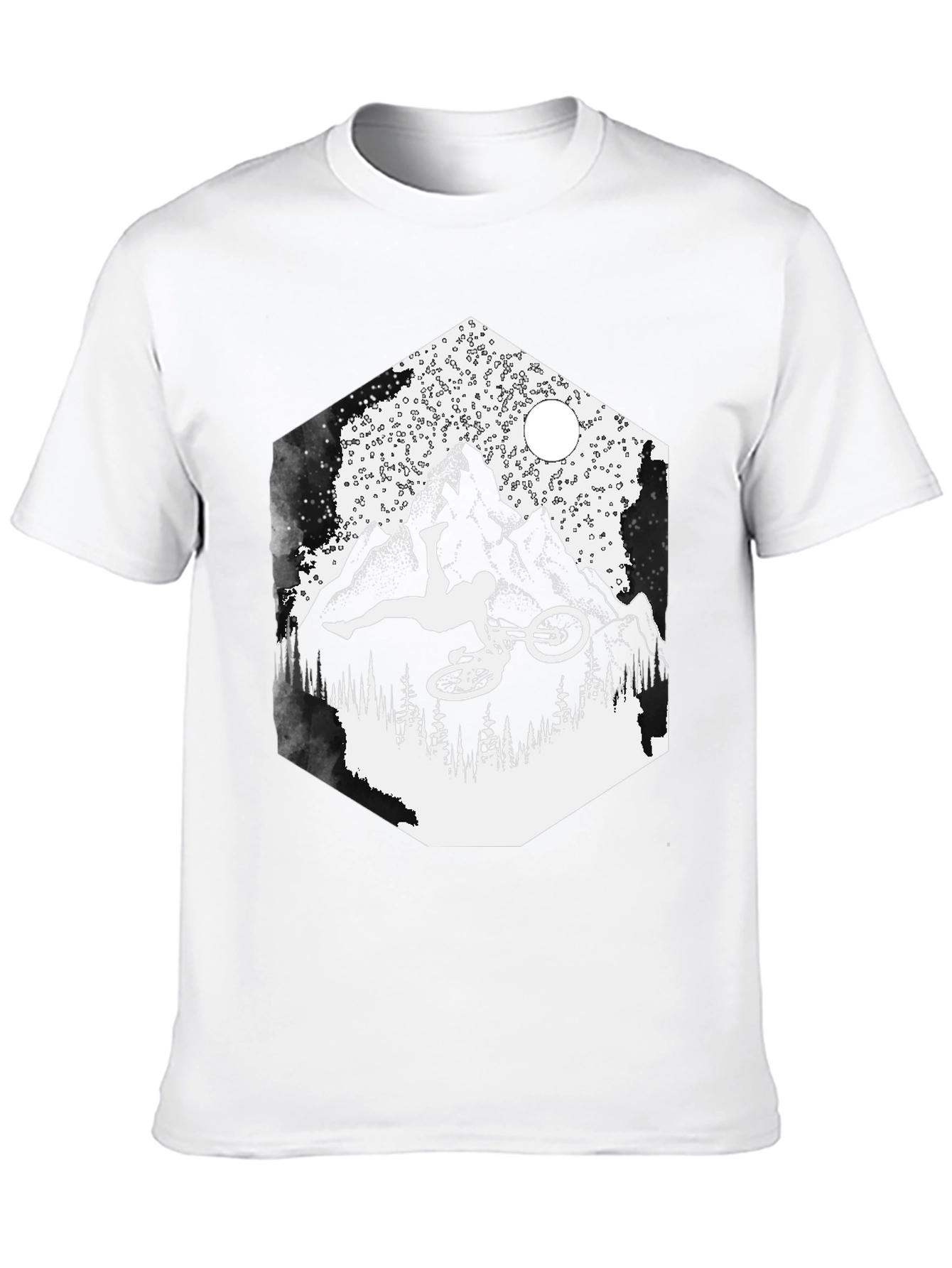 Mountain Bike Stunt Graphic T-Shirt