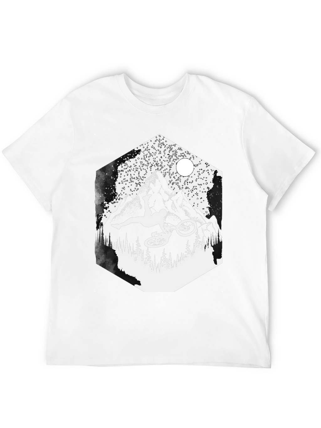 Mountain Bike Stunt Graphic T-Shirt