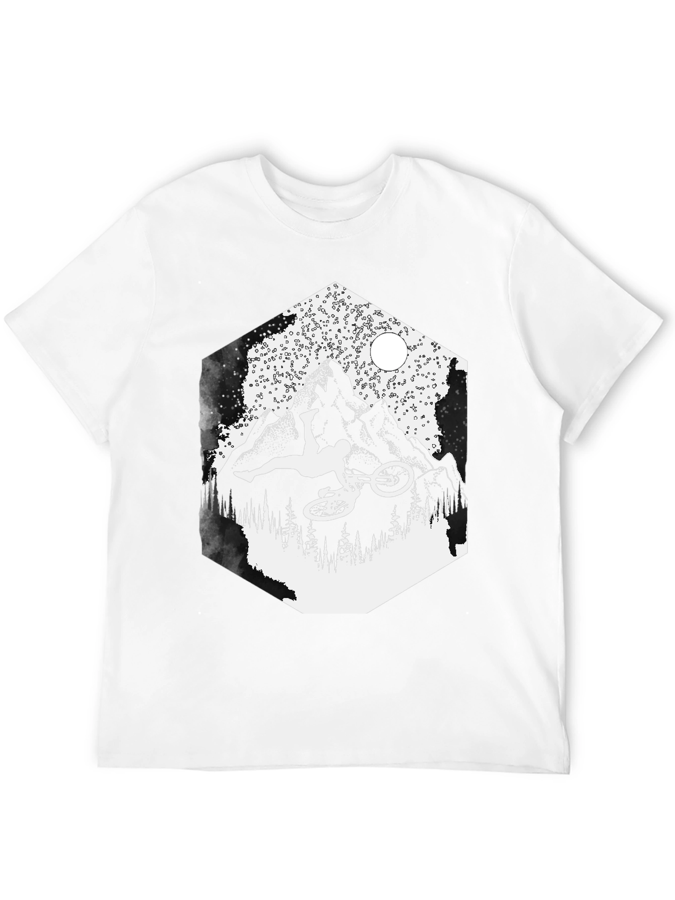Mountain Bike Stunt Graphic T-Shirt
