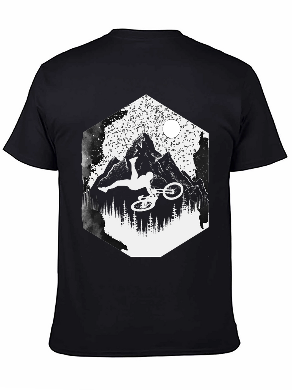 Mountain Bike Stunt Graphic T-Shirt