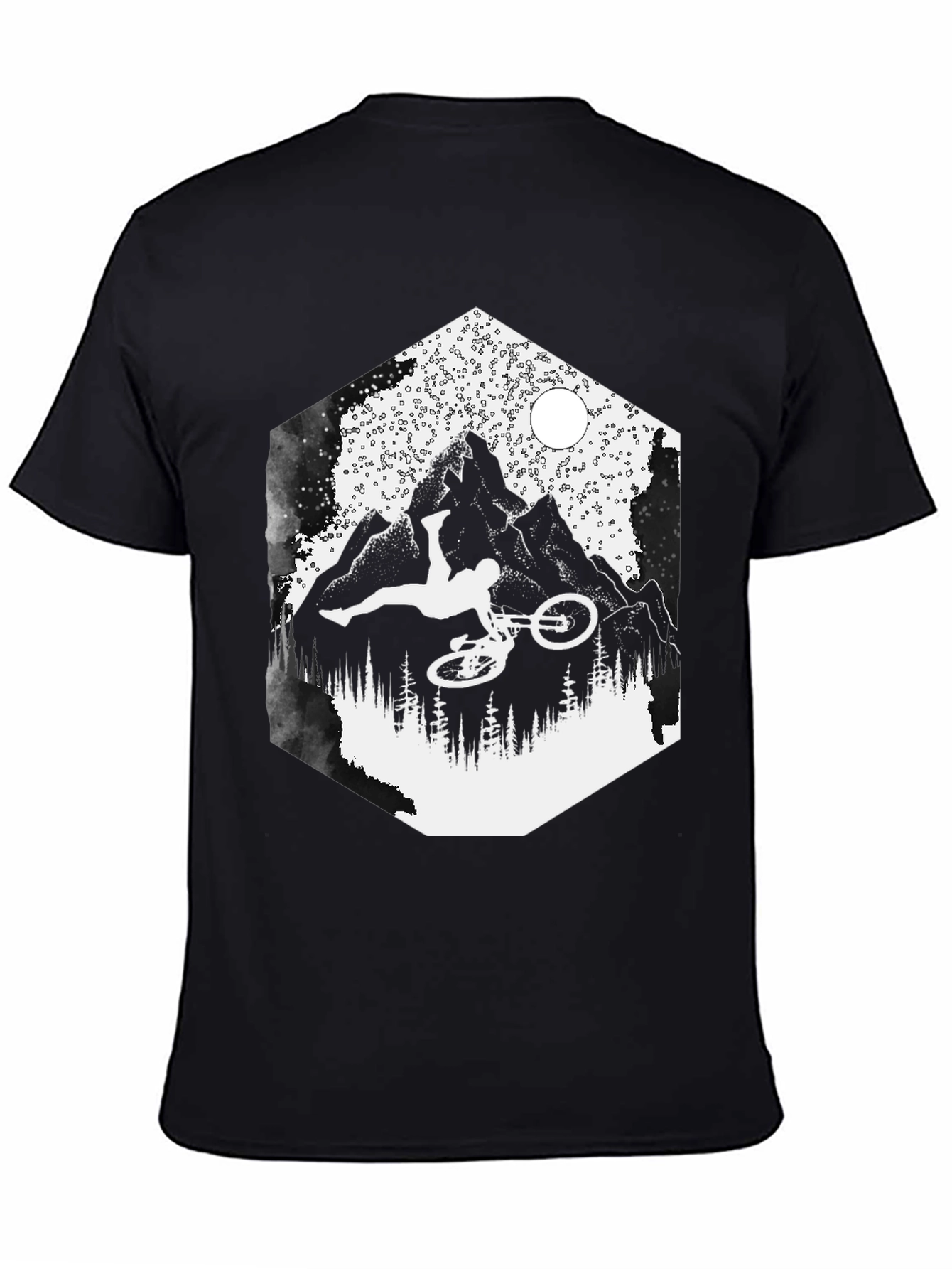 Mountain Bike Stunt Graphic T-Shirt