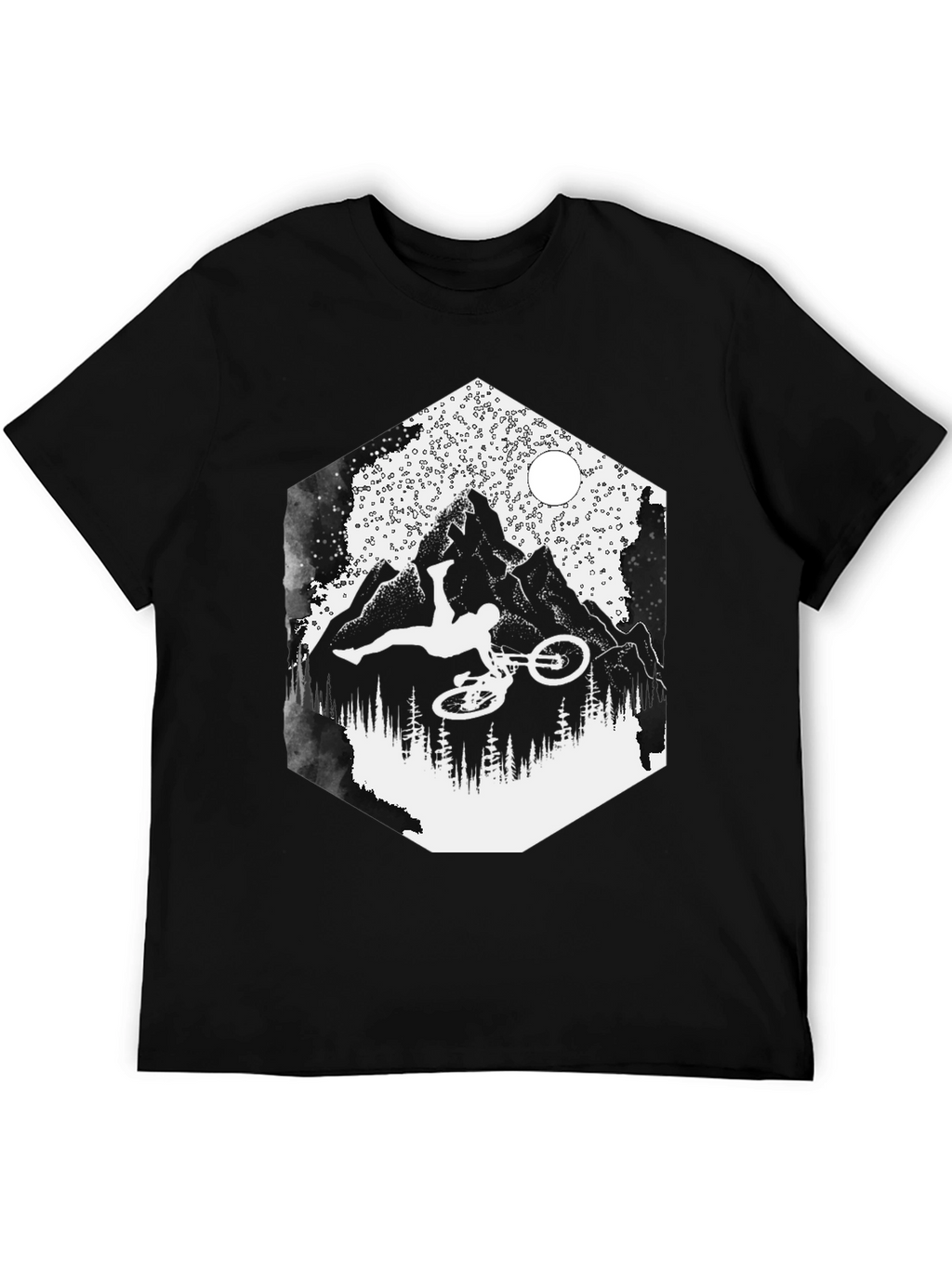 Mountain Bike Stunt Graphic T-Shirt
