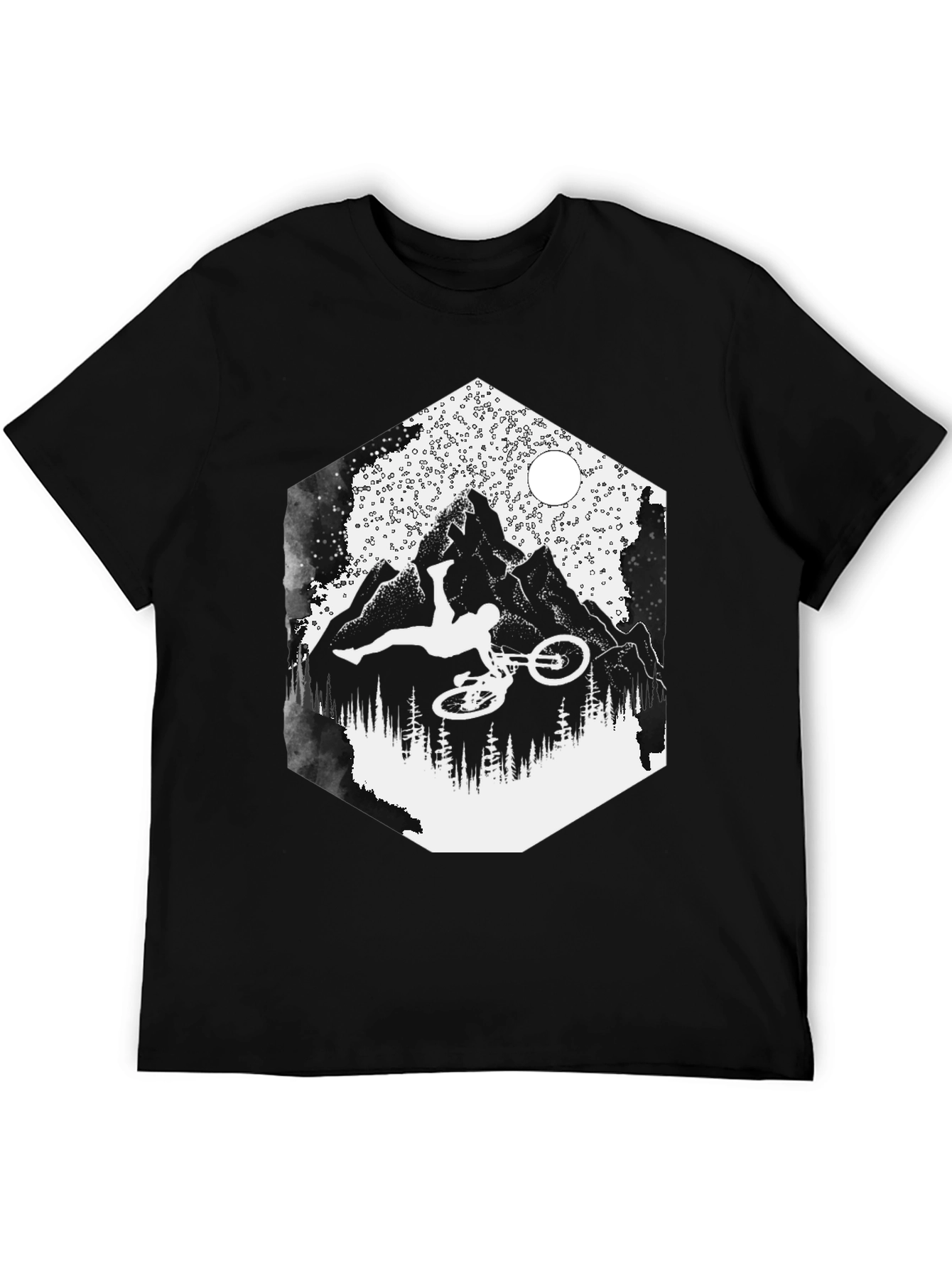 Mountain Bike Stunt Graphic T-Shirt