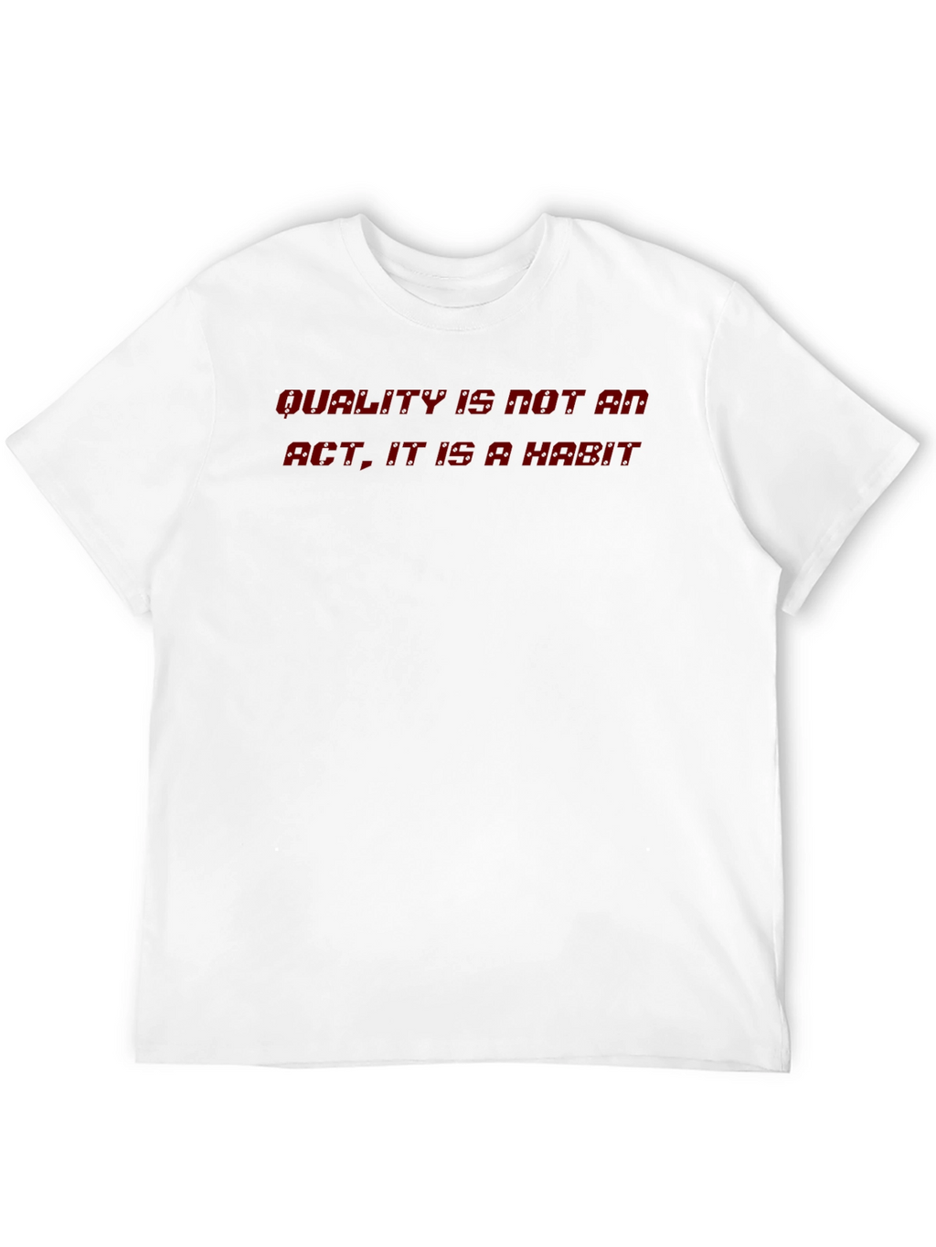 Quality Habit Tee - Black Crewneck T-Shirt