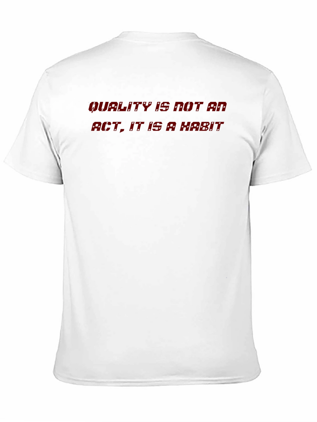 Quality Habit Tee - Black Crewneck T-Shirt