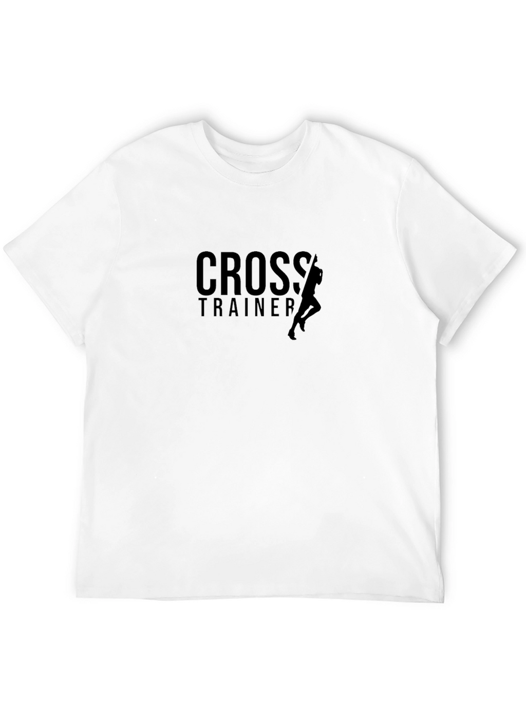 Cross Trainer Black Graphic Tee - Fitness Apparel