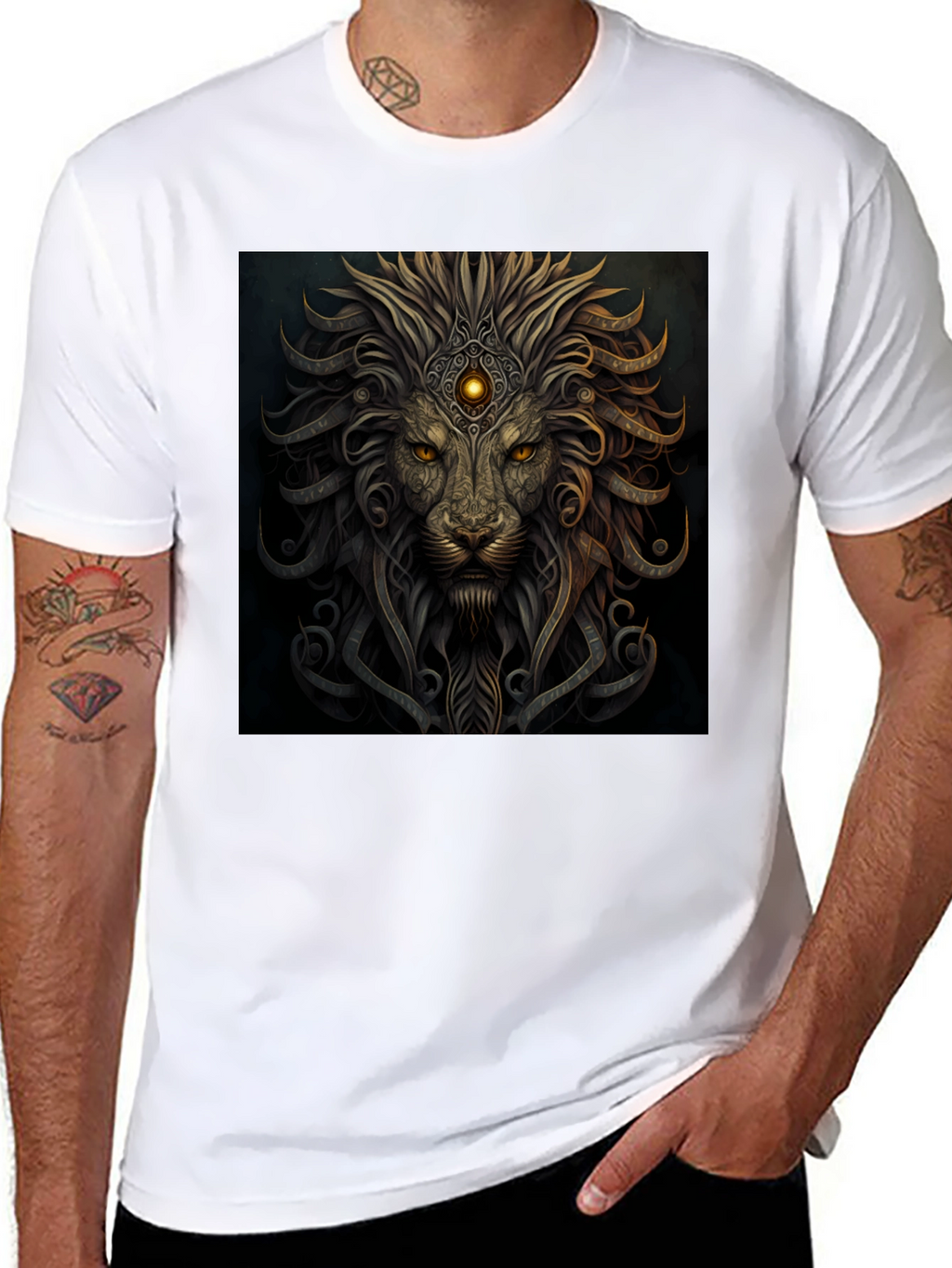 Lion King Graphic Black T-Shirt