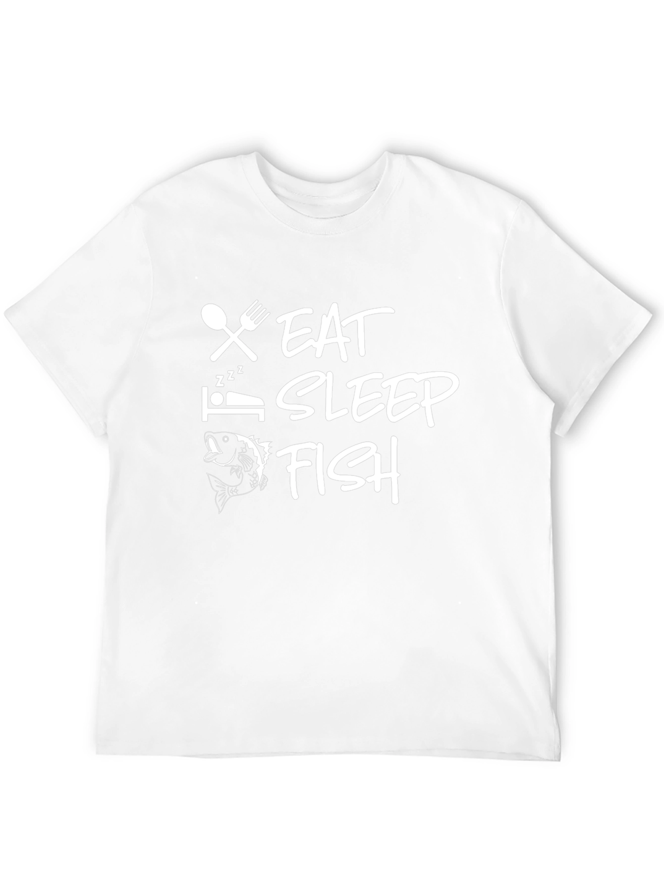 Eat Sleep Fish Graphic T-Shirt