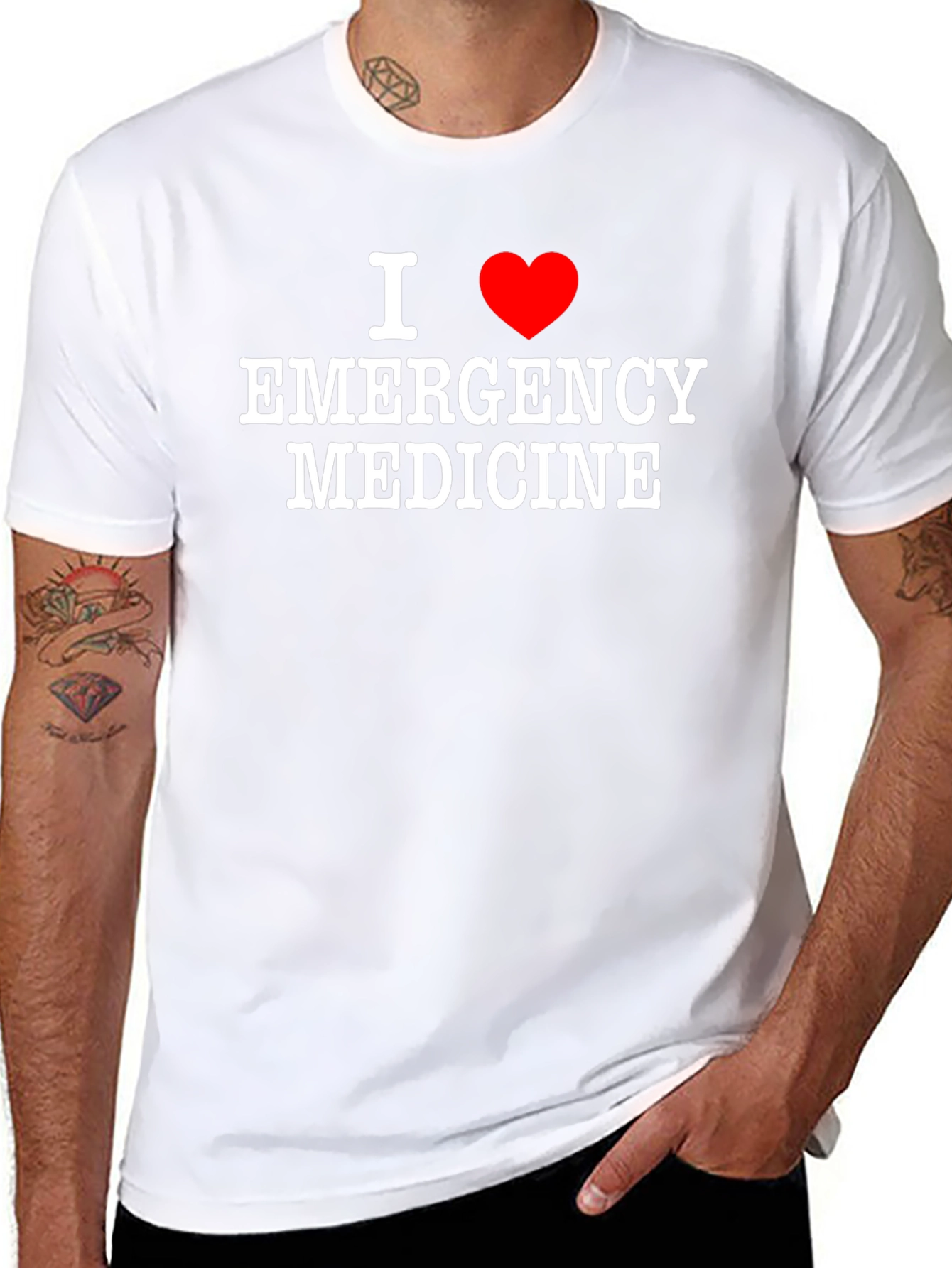 I Love Emergency Medicine Graphic T-Shirt