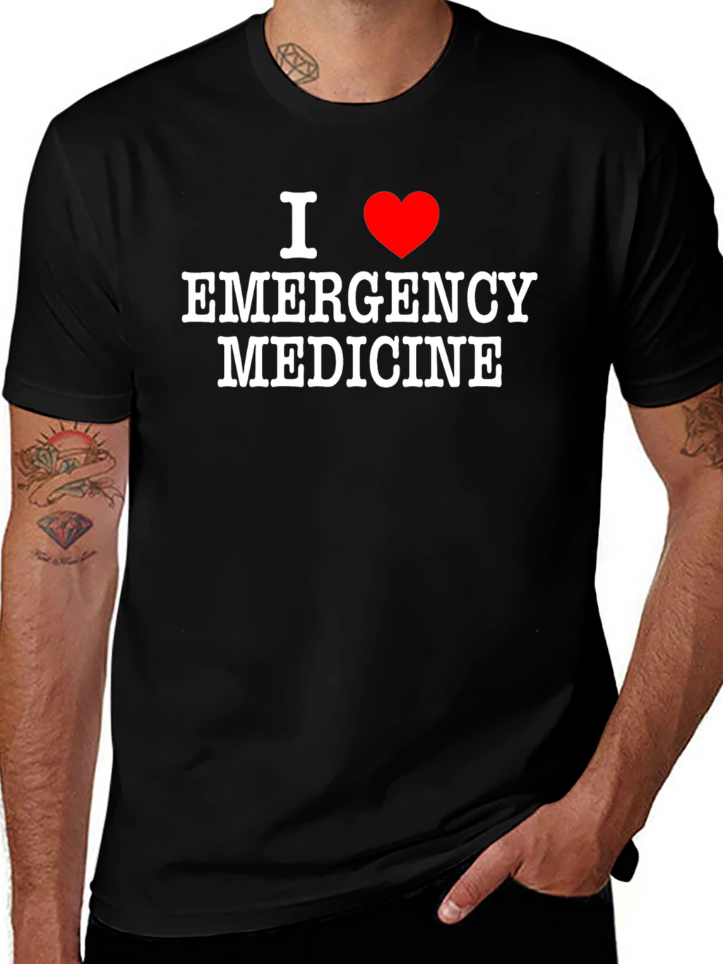 I Love Emergency Medicine Graphic T-Shirt