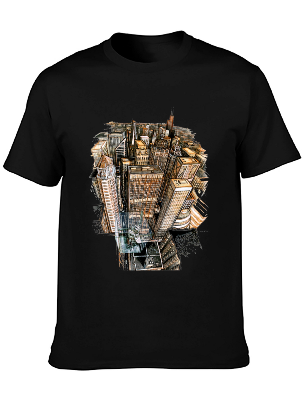 Urban Architect T-Shirt - Cityscape Graphic Tee