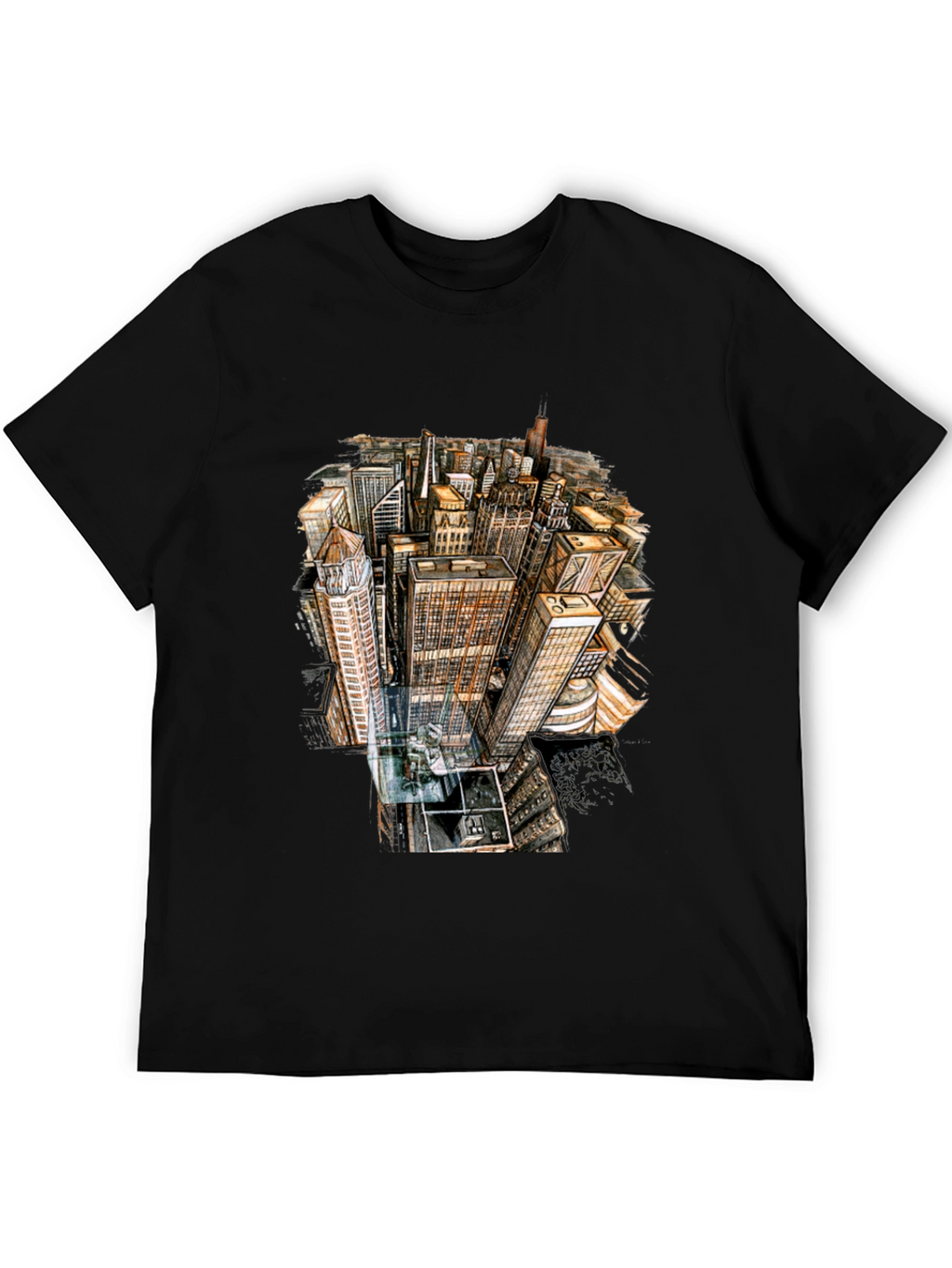 Urban Architect T-Shirt - Cityscape Graphic Tee
