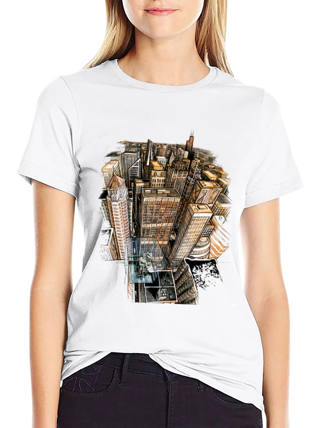 Urban Architect T-Shirt - Cityscape Graphic Tee