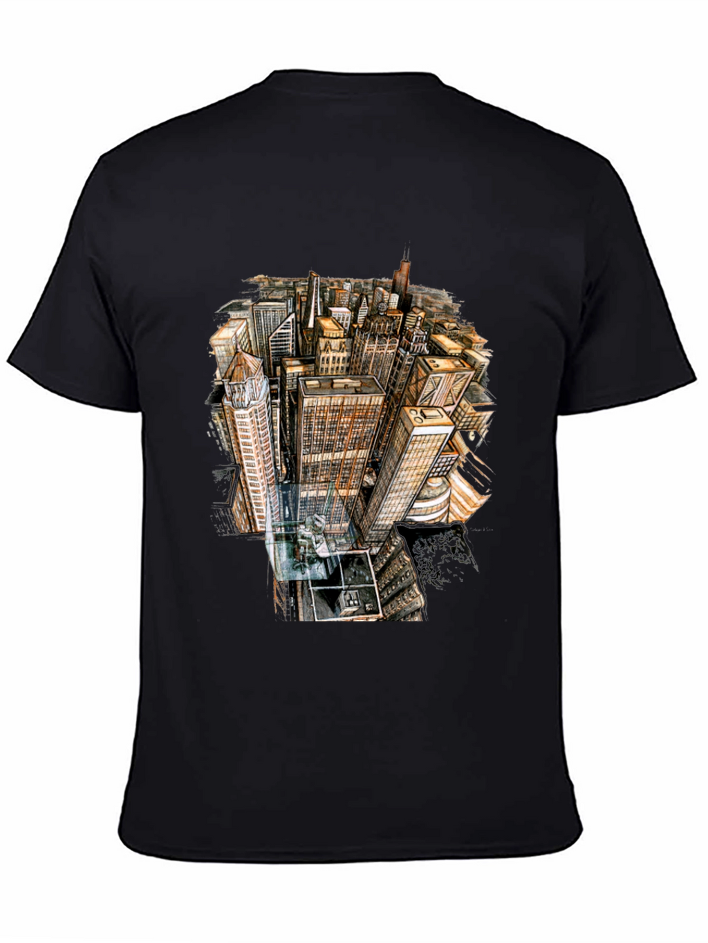 Urban Architect T-Shirt - Cityscape Graphic Tee