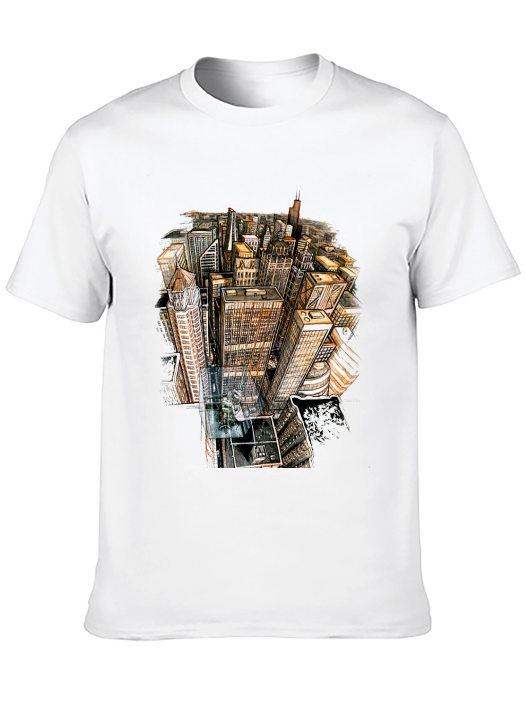 Urban Architect T-Shirt - Cityscape Graphic Tee