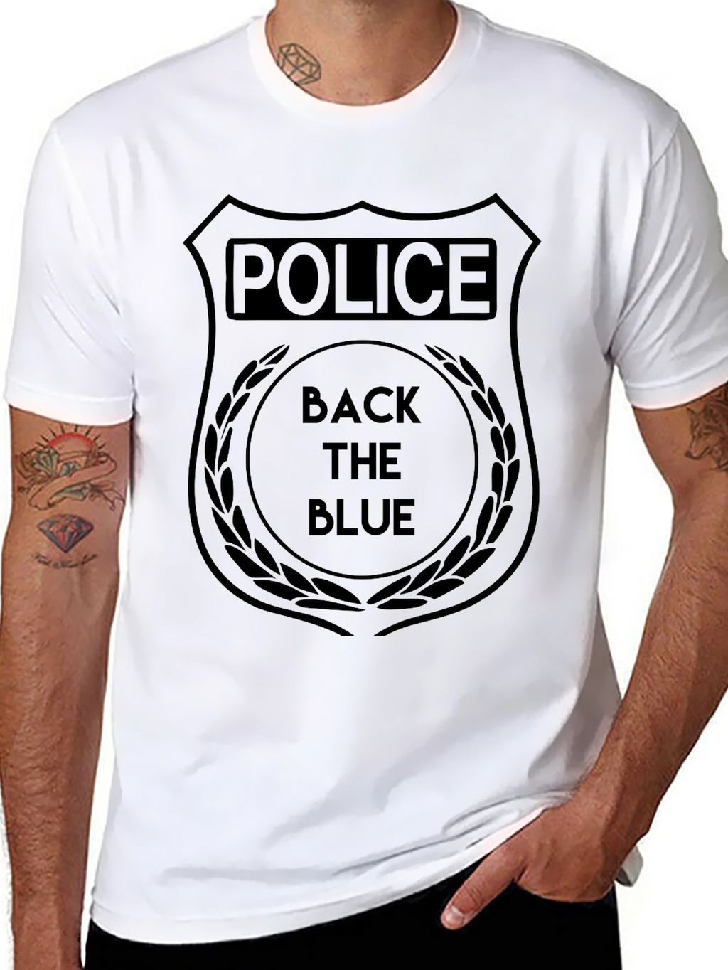 Back the Blue Police T-Shirt