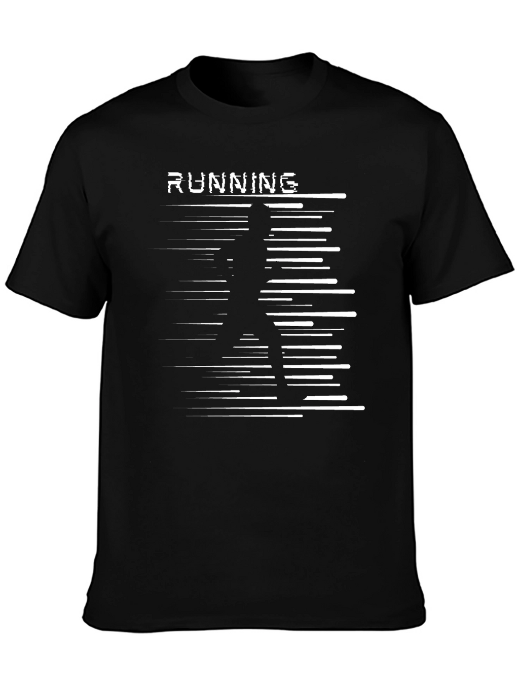 Running Graphic Black T-Shirt