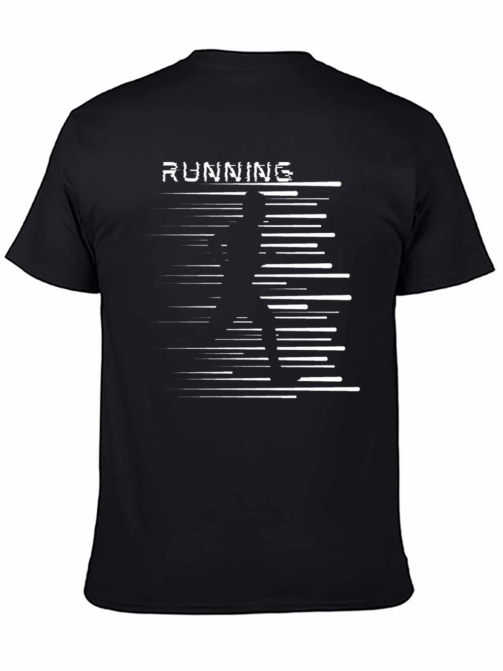 Running Graphic Black T-Shirt