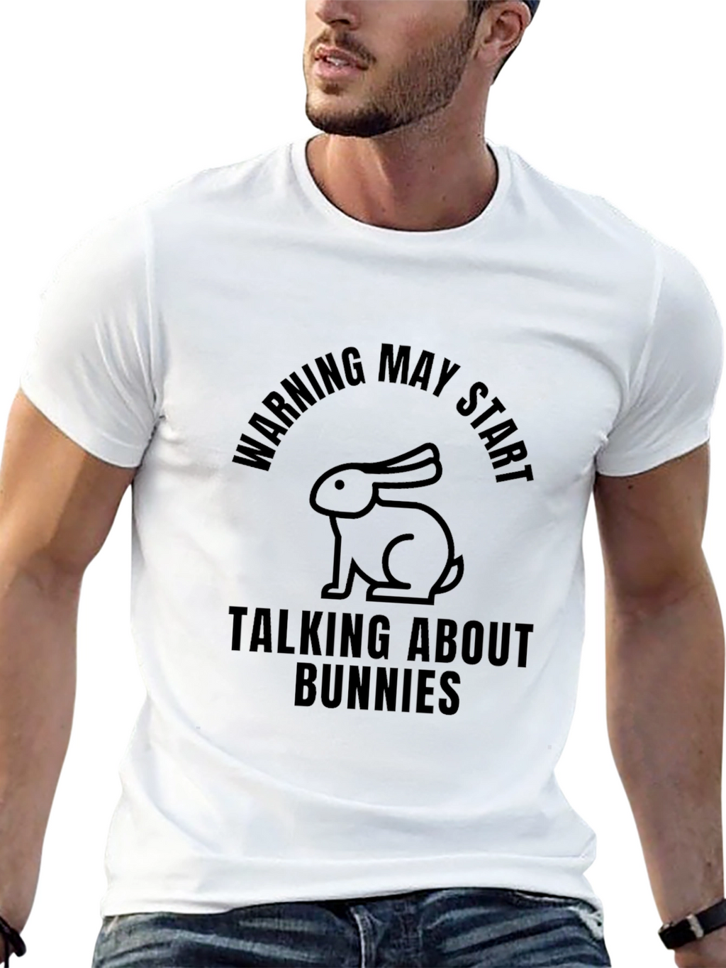 Warning May Start Talking About Bunnies T-Shirt