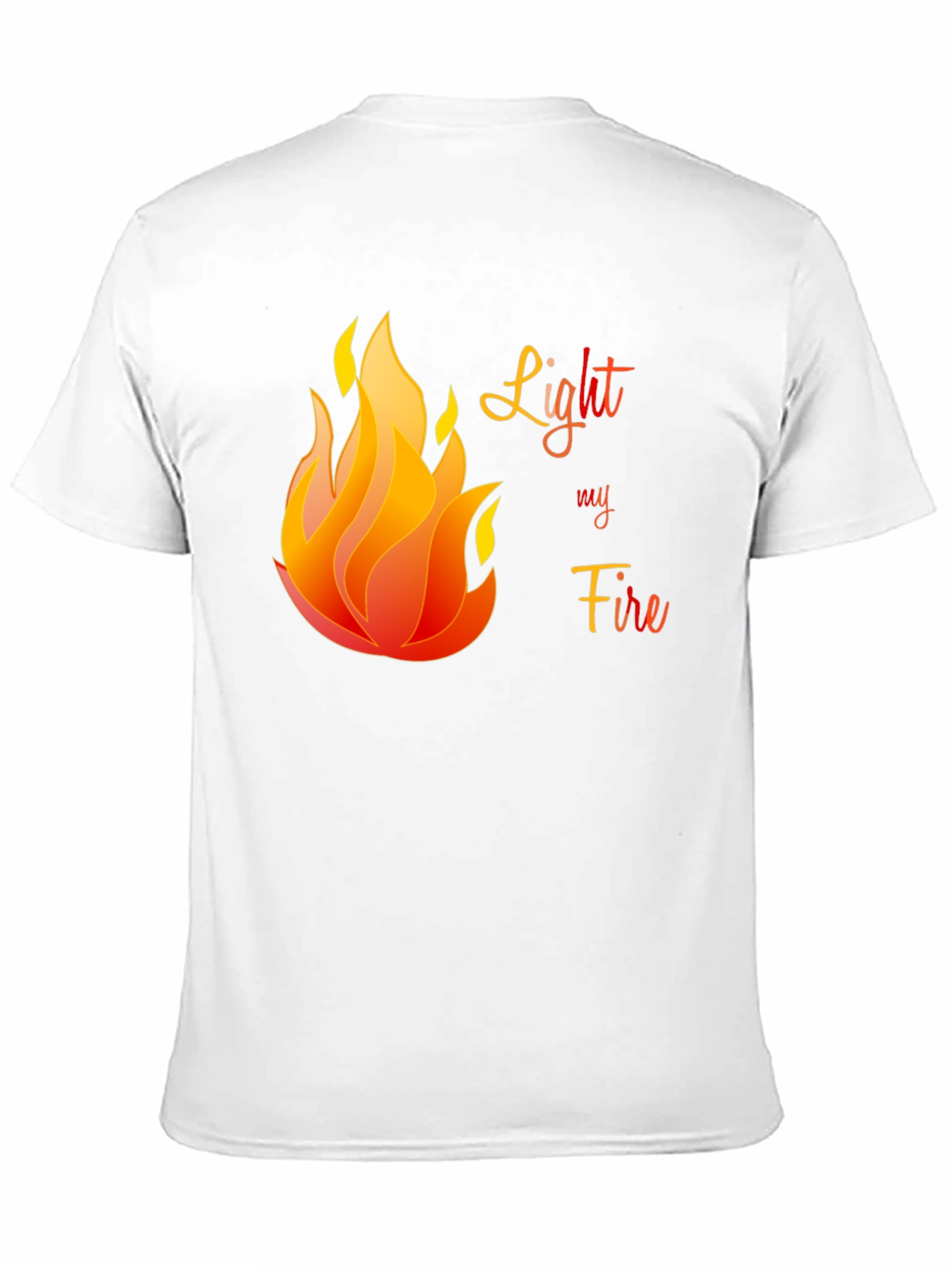 Light My Fire Graphic T-Shirt - Black