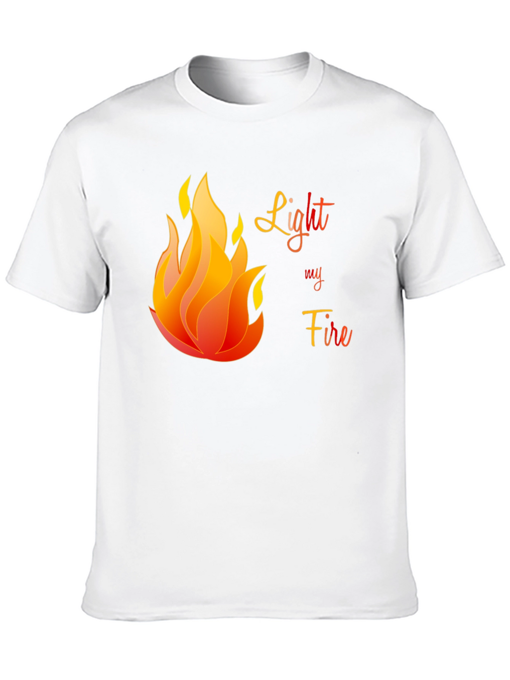 Light My Fire Graphic T-Shirt - Black