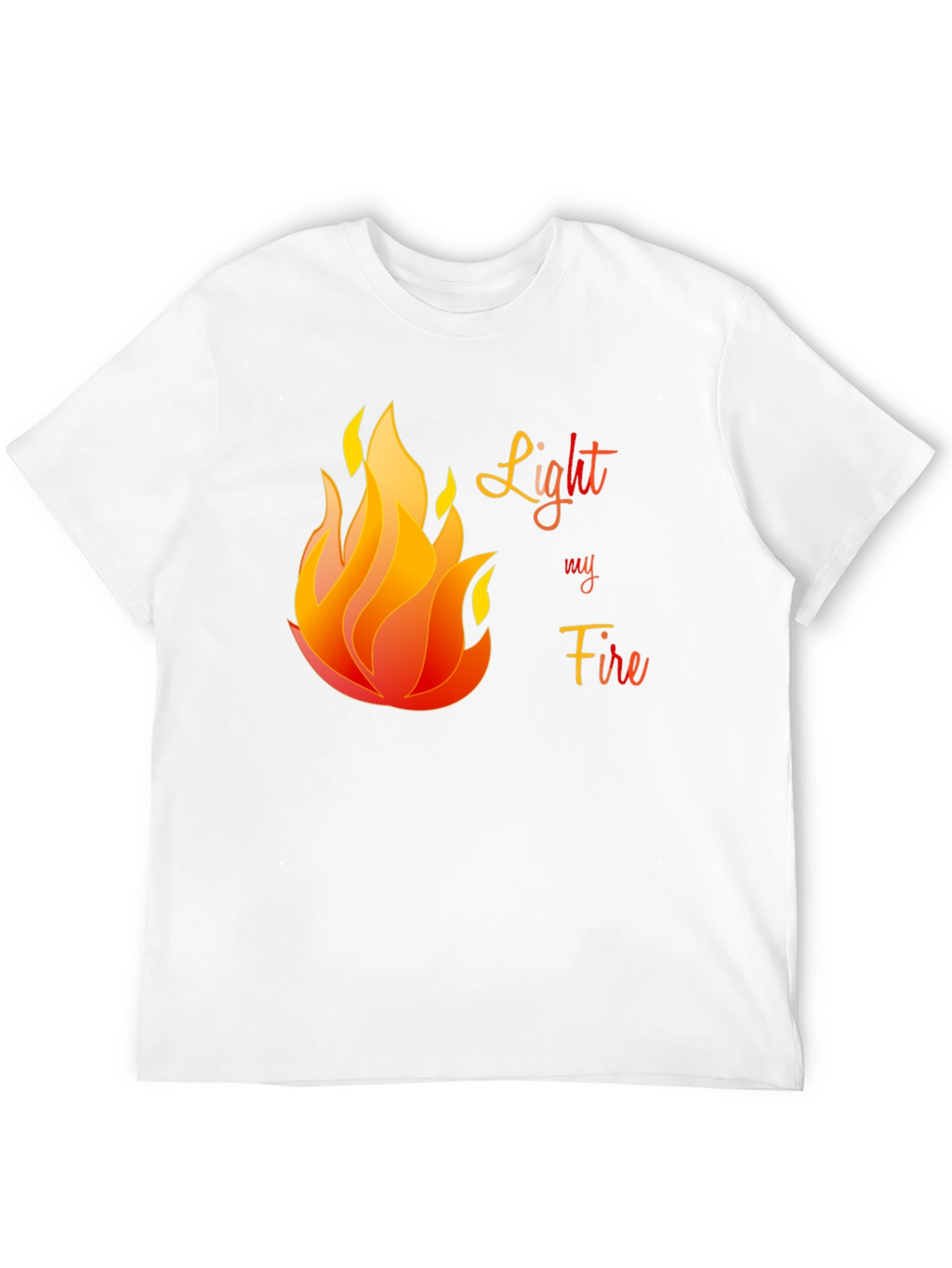 Light My Fire Graphic T-Shirt - Black