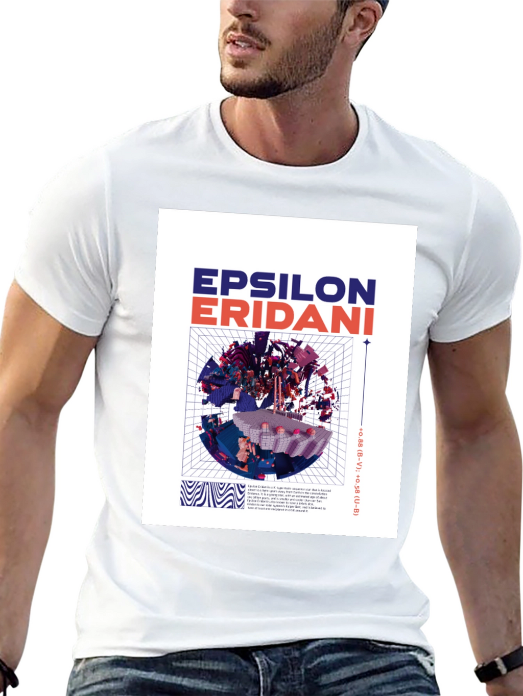 Epsilon Eridani Graphic T-Shirt - Stylish Space Art Tee