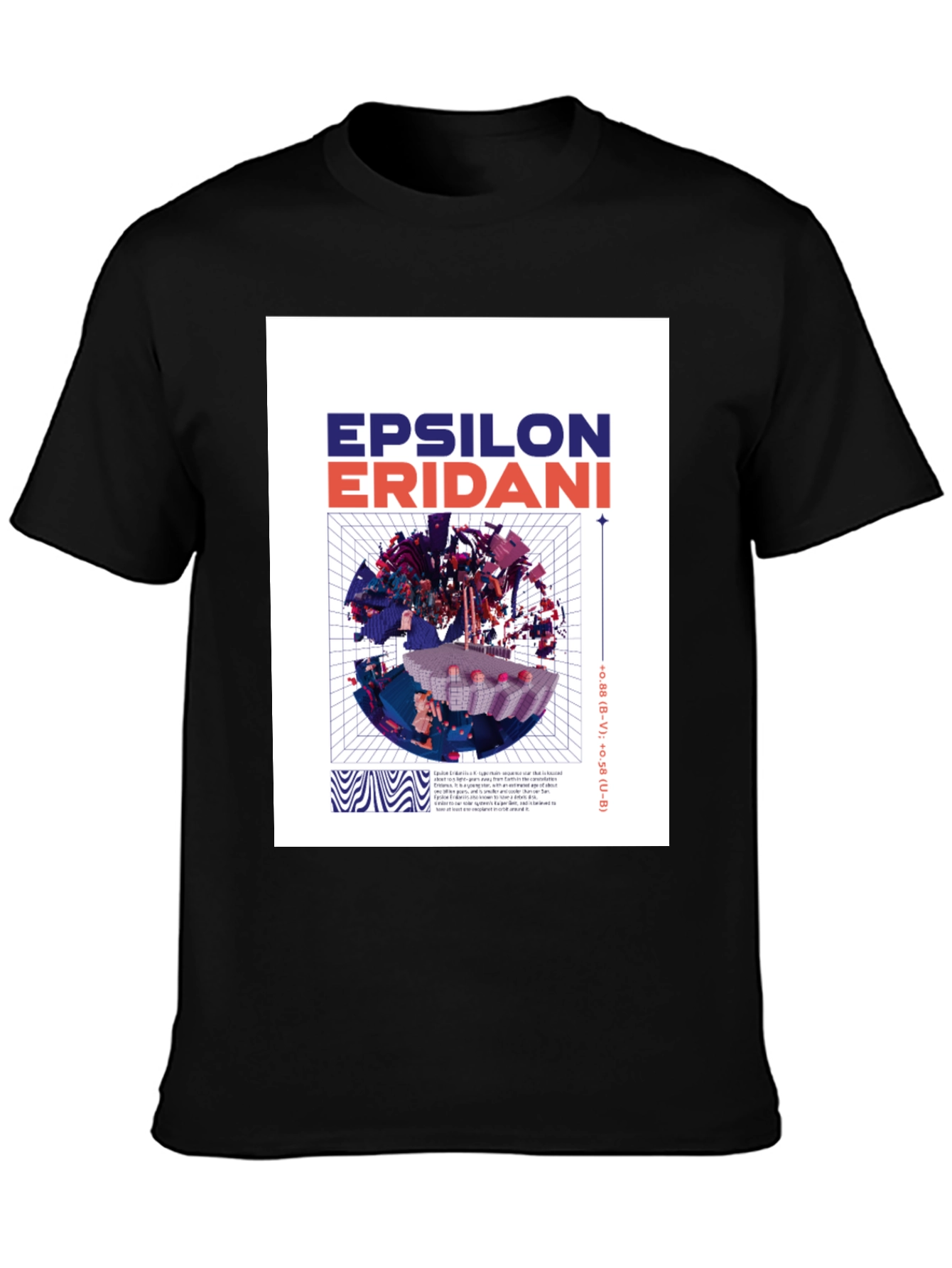 Epsilon Eridani Graphic T-Shirt - Stylish Space Art Tee