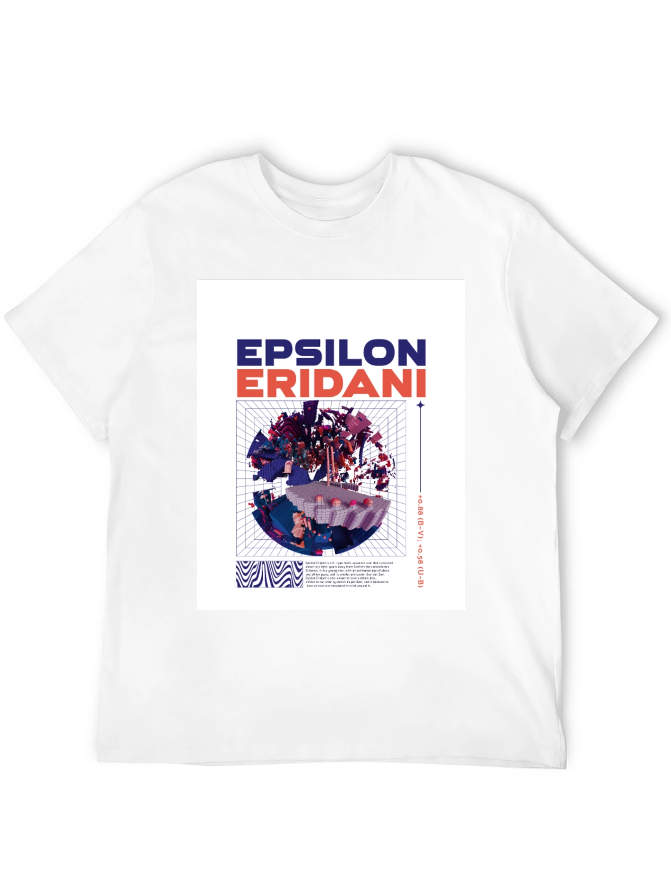 Epsilon Eridani Graphic T-Shirt - Stylish Space Art Tee