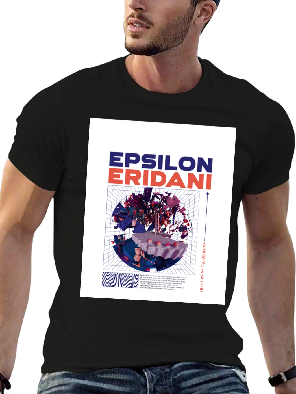 Epsilon Eridani Graphic T-Shirt - Stylish Space Art Tee