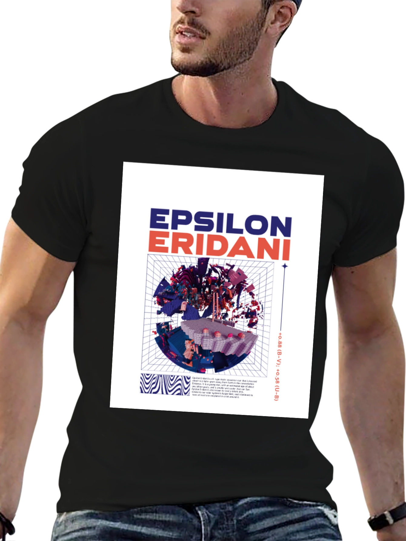 Epsilon Eridani Graphic T-Shirt - Stylish Space Art Tee