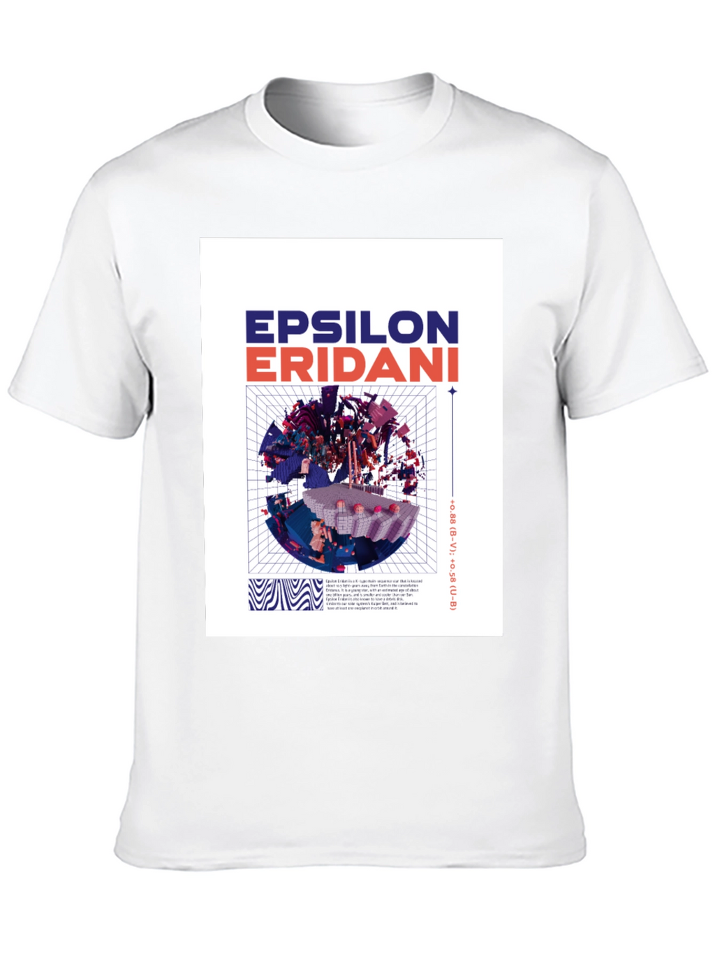 Epsilon Eridani Graphic T-Shirt - Stylish Space Art Tee